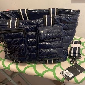 Think Royln Junior Wingman with Elevated Pockets Navy Patent